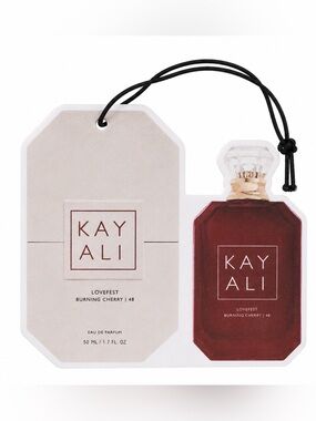Kayali Lovefest Burning Cherry 48 Perfume Card Air Freshener NWT